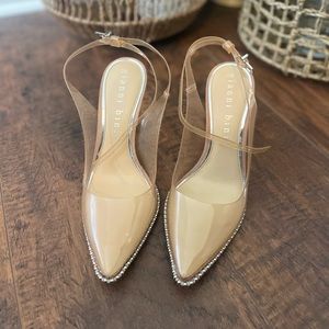Gianni Bini Clear Studded Heel